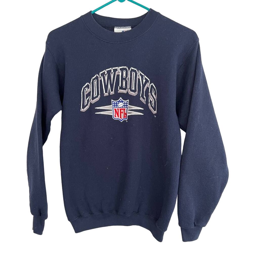 Vintage Dallas Cowboys LOGO ATHLETIC PRO LINE Sweatshirt USA Youth Medium Clean
